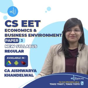 CSEET Economics & Business Environment By CA Aishwarya Khandelwal