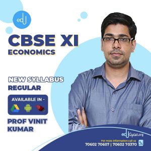 Class XI CBSE Economics By Prof Vinit Kumar