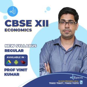 Class XII CBSE Economics By Prof Vinit Kumar