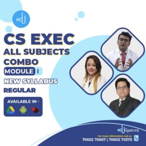 CS Executive Module- I All Subjects Combo By SAH Academy