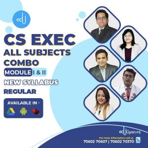 CS Executive Module- I & II All Subjects Combo By SAH Academy