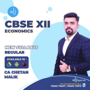 Class XII CBSE Economics By CA CS Chetan Malik