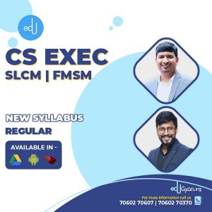 CS Executive Combo - (SLCM + FMSM ) By Prof Raj Awate & CA CS Shubham Shukhlecha