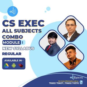 CS Executive Module I Combo By VG Study Hub