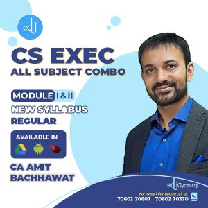 CS Professional Module I & II Combo By CA Amit Bachhawat