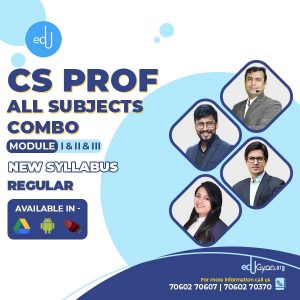 CS Professional Module- I & II & III Combo By Inspire Academy