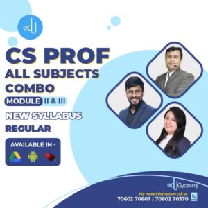 CS Professional Module- II & III Combo By Inspire Academy