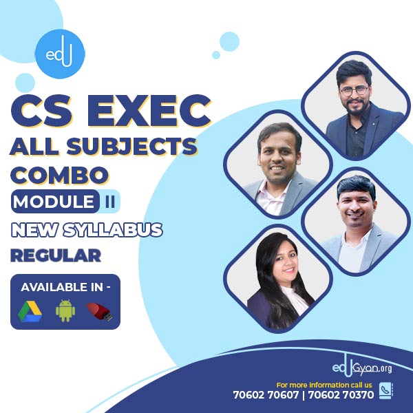 CS Executive Module- II Combo By Inspire Academy