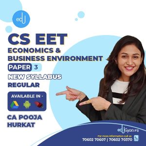 CSEET Economics & Business Environment By CA Pooja Hurkat
