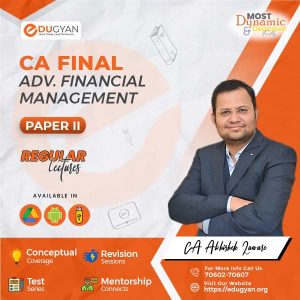 CA Final Advance Financial Management (AFM) By CA Abhishek Zaware (New Syllabus)
