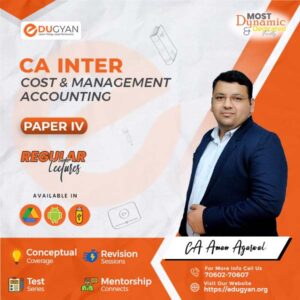 CA Inter Cost & Management Accounting By CA Aman Agarwal (New Syllabus)