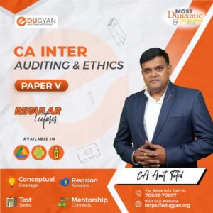 CA Inter Auditing & Ethics By CA Amit Tated (New Syllabus)