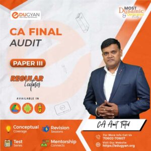 CA Final Advanced Auditing & PE By CA Amit Tated (New Syllabus)