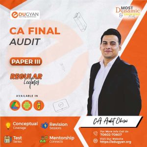 CA Final Advanced Auditing & PE By CA Ankit Oberoi (New Syllabus)