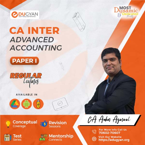 CA Inter Advanced Accounting By CA Ankur Agarwal (New Syllabus)