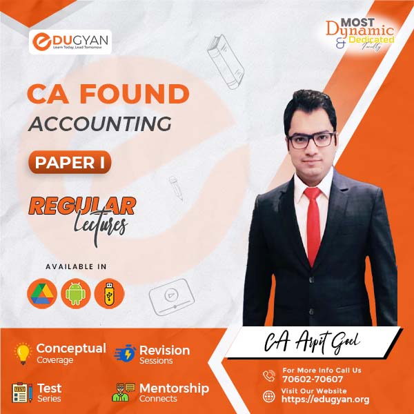 CA Foundation Principles & Practice of Accounting By CA Arpit Goel (New Syllabus)