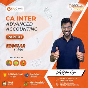 CA Inter Advanced Accounting By CA Bishnu Kedia (New Syllabus)