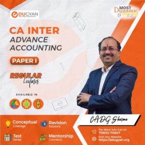 CA Inter Advanced Accounting By CA DG Sharma (New Syllabus)