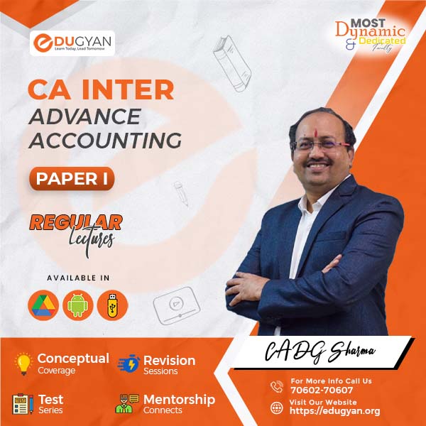 CA Inter Advanced Accounting By CA DG Sharma (New Syllabus)