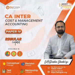 CA Inter Cost & Management Accounting By CA Darshan Chandaliya (New Syllabus)
