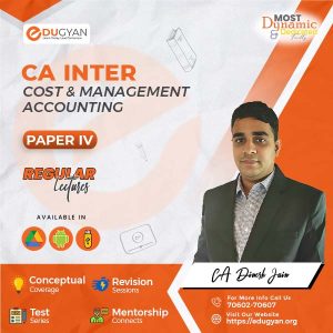 CA Inter Cost & Management Accounting By CA Dinesh Jain (English) (New Syllabus)