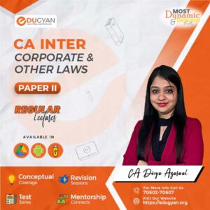 CA Inter Corporate Law By CA CS Divya Agarwal (New Syllabus)