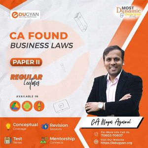 CA Foundation Business Laws By CA Mayur Agarwal (New Syllabus)