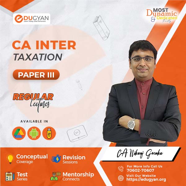 CA Inter Taxation (Income Tax+GST) By CA Nikunj Goenka