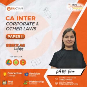 CA Inter Corporate Law By CS Niti Taheem (New Syllabus)