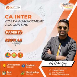 CA Inter Cost & Management Accounting By CA Rahul Garg (New Syllabus)