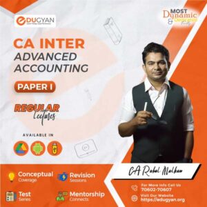 CA Inter Advance Accounting By CA Rahul Malkan (New Syllabus)
