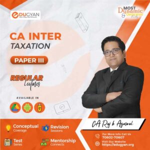CA Inter Taxation (Income Tax+GST) By CA Raj K Agrawal (New Syllabus)