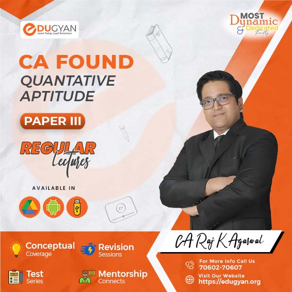 CA Foundation Quantative Aptitude By CA Raj K Agrawal (New Syllabus)
