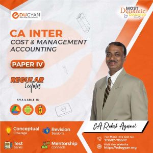 CA Inter Cost & Management Accounting By CA Rakesh Agrawal (Version-1) (New Syllabus)