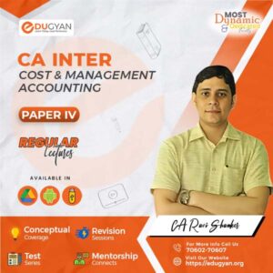 CA Inter Cost & Management Accounting By CA Ravi Shanker (New Syllabus)