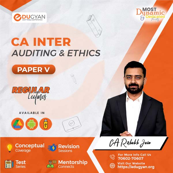 CA Inter Auditing & Ethics By CA Rishabh Jain (New Syllabus)