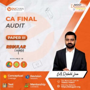 CA Final Advanced Auditing & PE By CA Rishabh Jain (New Syllabus)