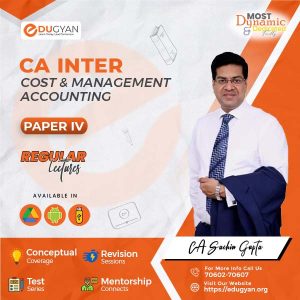 CA Inter Cost & Management Accounting By CA Sachin Gupta (New Syllabus)