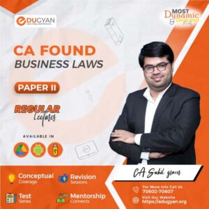 CA Foundation Business Laws & BCR By CA Sahil Grover (New Syllabus)
