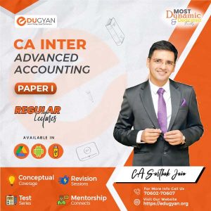 CA Inter Advance Account by CA Sarthak Jain (New Syllabus)
