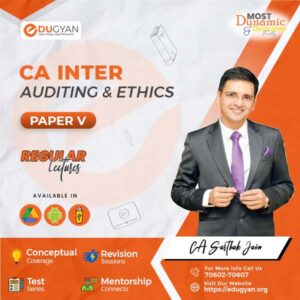 CA Inter Audit & Ethics By CA Sarthak Jain (New Syllabus)