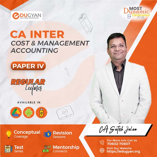 CA Inter Cost & Management Accounting By CA Satish Jalan (New Syllabus)