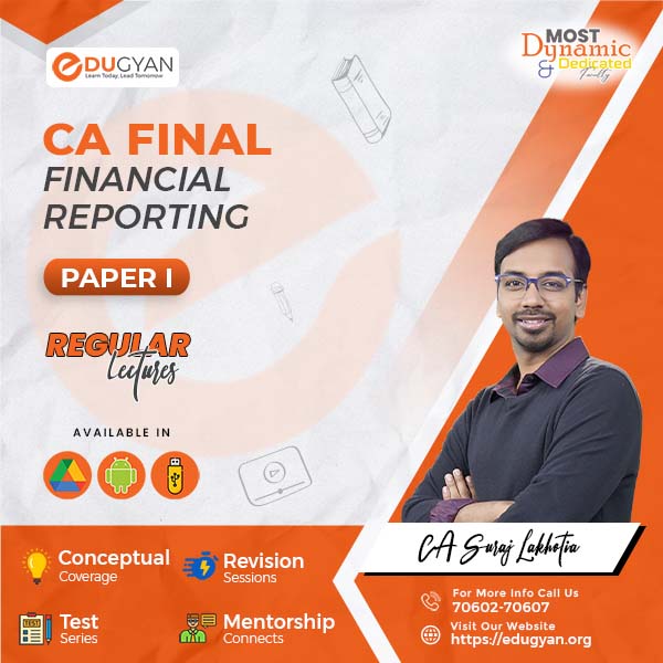 CA Final Financial Reporting (FR) By CA Suraj Lakhotia (English) (New Syllabus)