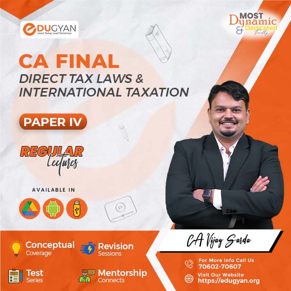CA Final Direct Tax Laws (DT) By CA Vijay Sarda (New Syllabus)