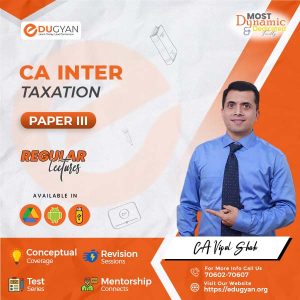 CA Inter Taxation (Income Tax+GST) By CMA Vipul Shah