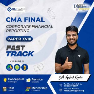 CMA Final Corporate Financial Reporting (CFR) Fast Track By CA Aakash Kandoi