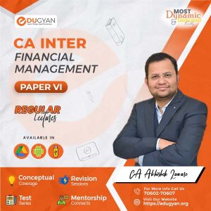CA Inter Financial Management (FM) By CA Abhishek Zaware (New Syllabus)
