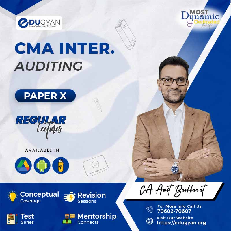CMA Inter Auditing By CA Amit Bachhawat