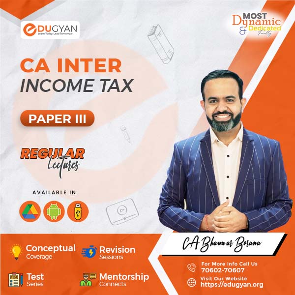 CA Inter Income Tax By CA Bhanwar Borana