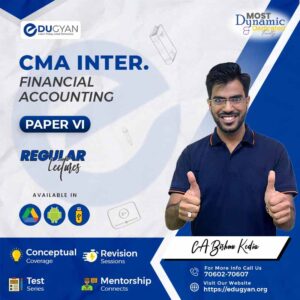 CMA Inter Financial Accounts By CA Bishnu Kedia (2022 Syllabus)